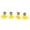 Yellow, variant on BIMZUC 4pcs Fly Fishing Float Foam Strike Indicators Drift Hook Positioning Floats Bobbers High Visibility Yellow Tear Drop Shape for Trout and Salmon Fishing Accessories 1.97 inches / 5 cm Pack