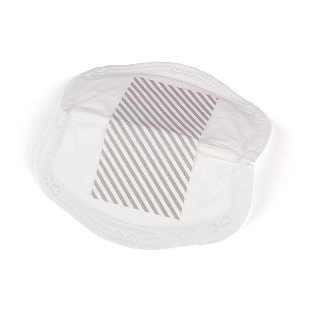 Almohadilla de lactancia desechable antidesbordamiento Almohadilla de lactancia 108 piezas de fuerte absorción Almohadilla de leche con canal guía en forma de U que no se desliza y es