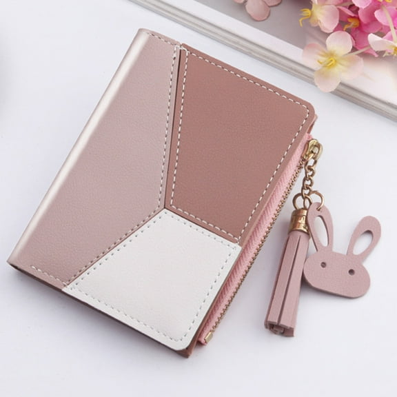 OFFIGAM Change Purse for Women Pink 1Pack