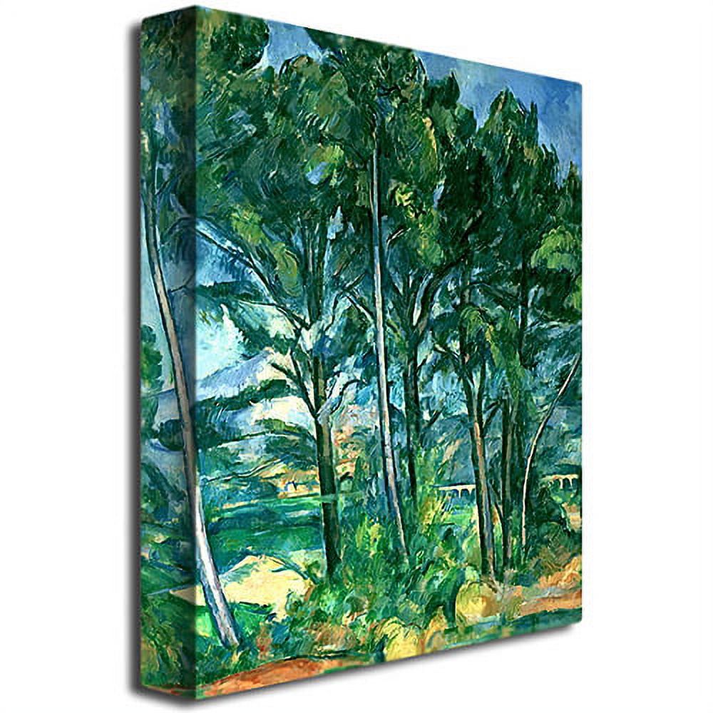 Trademark Fine Art "The Aqueduct" Canvas Art by Paul Cezanne