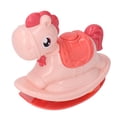 thumbnail image 2 of Rocking Horse Toy, Plastic Material Horse Press Sliding Toy Unique Design with Base for School, 2 of 7
