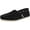 Black Canvas, variant on Women's Classic Canvas Black Ankle-High Slip-On Shoes - 8M