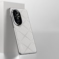 thumbnail image 1 of Luxury Plain Leather + Camera Lens Protection Case For Honor 200 Pro Honor200 Honor 100 Pro Hard Slim Good Texture Cover White For Honor 200 Pro, 1 of 6