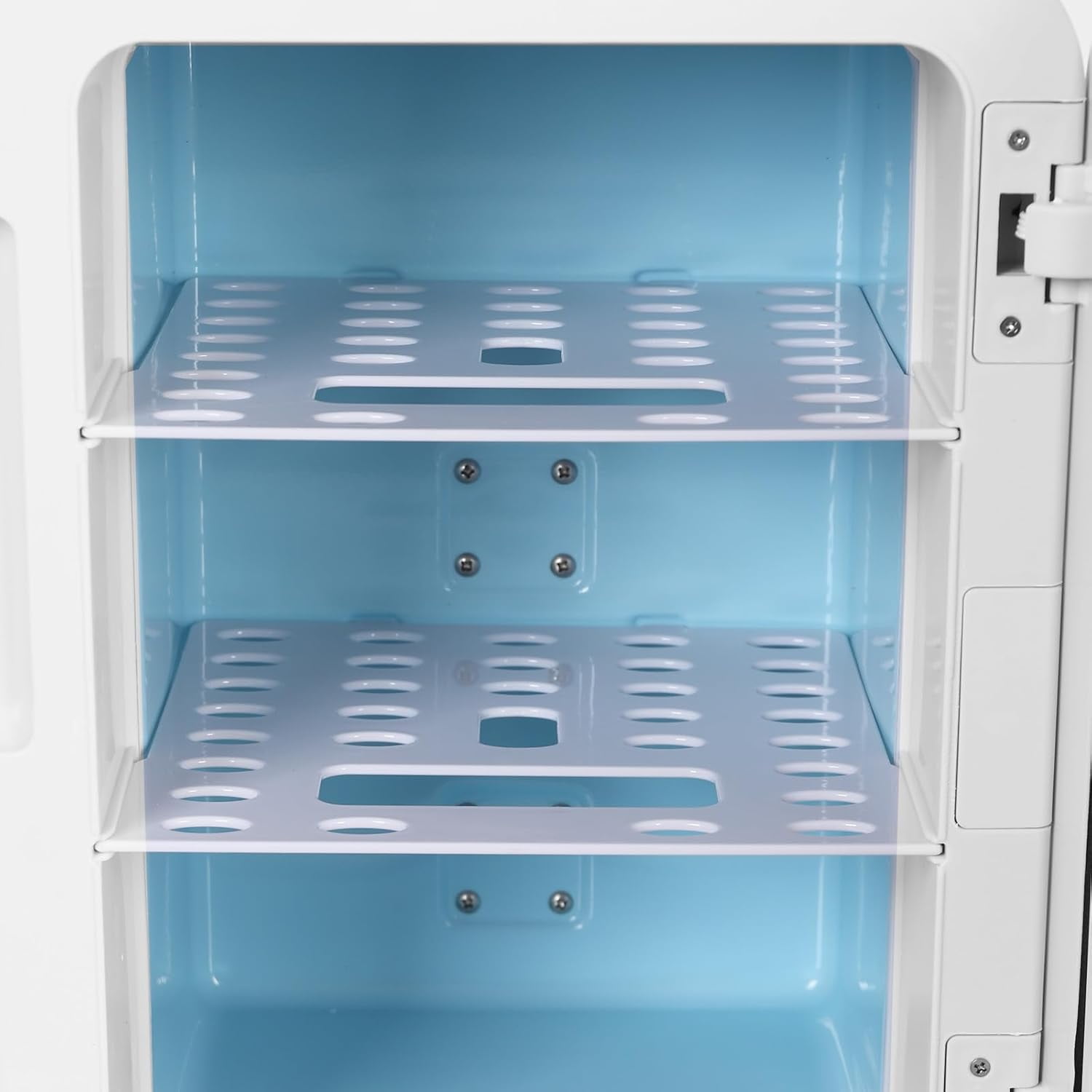 20L Mini Fridge, Portable Mini Fridge w/LED Temperature Control, 110V AC and 12V DC, Cooler & Warmer Multifunctional Fridge for Apartment, Office, Car