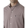 thumbnail image 2 of Chaps Men's & Big Men's Stretch Long Sleeve Button Down Soft Cotton Shirt, 2 of 6