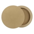 thumbnail image 1 of Uxcell 2Pcs Tableros de Lienzo de Madera, Lienzos de Arte de Madera de 8 Pulgadas, Panel de Madera Redondo sin Terminar para Pintura, Manualidades, Proyectos de DIY, Arte de Vertido, 1 of 6