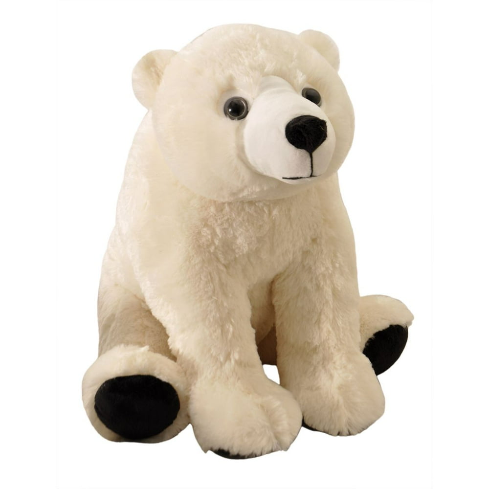 stuffed polar bear real