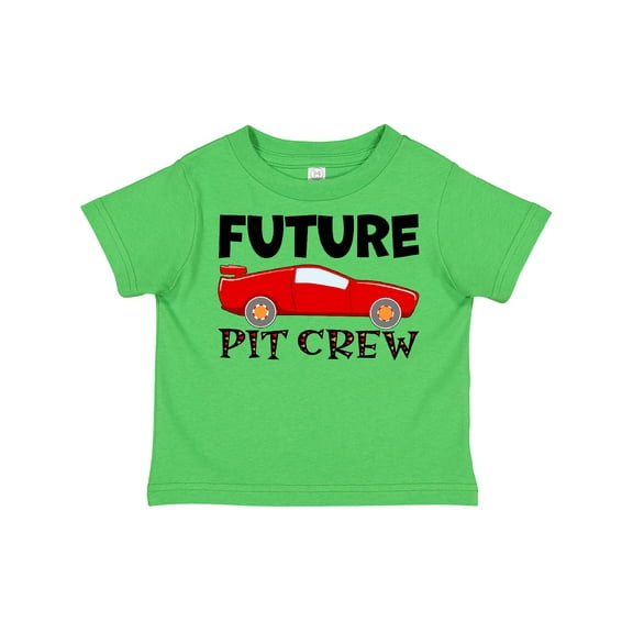 Inktastic Future Pit Crew Red Race Car Boys or Girls Toddler T-Shirt