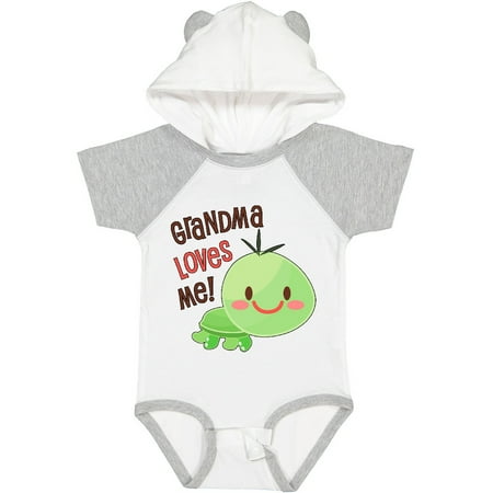 

Inktastic Grandma Loves Me- Cute Turtle Gift Baby Boy or Baby Girl Bodysuit