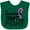 Green, variant on Inktastic My Daughters Fight is my Fight- breast cancer awareness Boys or Girls Baby Bib