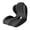 Black, variant on Ergonomic Waist Support Seat Cushion Memory Foam Pad for Office Chairs, Car Safety Seats Back Support (Dual Gray)