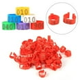 thumbnail image 3 of Xinyolin 100Pcs 001-100 Numbered Poultry Chickens Ducks Leg Bands Rings Birds Tools, 3 of 8