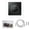 Black, variant on BIMZUC Smart WiFi Thermostat Electric Floor Heating Controller 16A Digital Temp Control ±1°C Accuracy Color LCD 95-240V (3.4 inches / 8.6 cm) Black