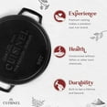 thumbnail image 3 of Cuisinel Cast Iron Pot with Lid 2-in-1 Multi Cooker Pre-Seasoned Dutch Oven 5 Quarts, 3 of 7