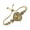 Golden, variant on Women's Heart Shaped Bracelet Watch, Rhinestone Heart Quartz Wristwatch Adjustable Slider Bracelet Dress Watch