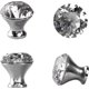 thumbnail image 1 of 7 pomos de cristal para armario, pomos de puerta vintage, 30 mm. TUNC Sencillez, 1 of 3