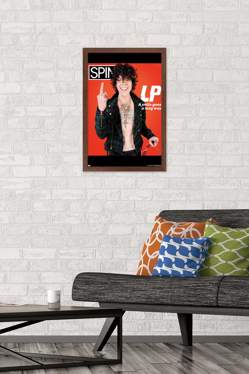 SPIN Magazine - LP 21 Wall Poster, 14.725" x 22.375" Framed