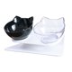 thumbnail image 3 of Cuenco Para Mascotas Con Forma De Oreja De Gato Cuencos Dobles Para Gatos Con Soporte Elevado Cuenco De Alimentación Para Mascotas ANGGREK Pets Feeding Bowl, 3 of 8