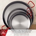 thumbnail image 3 of MAGEFESA 10.5-Inch Carbon Steel Paella Pan, 26 cm - 2 Servings – With Dimpled Surface, Oven Safe, 3 of 7