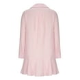 thumbnail image 4 of Lmnyox Tunic Shirt Dress for Women Long Sleeve Short Dress Button Up Ruffle Flowy Casual Dress, 4 of 5