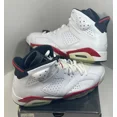 thumbnail image 1 of Ni - ke NEW SIZE 10 MENS - Ni - ke AIR JORDAN 6 RETRO "BULLS" (2010) WHITE/RED/BLACK, 1 of 5