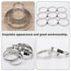 thumbnail image 5 of 2 anillos de acero inoxidable para hornear pizza, tartas, pasteles, anillos redondos, herramienta para hacer salsas, 5 of 6