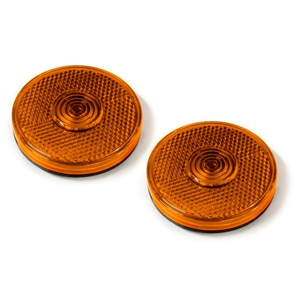 Dream Lighting 2.5" Amber Round LED Marker Light,12volts,for RV Trailer Truck Clearance Light,2-Pack