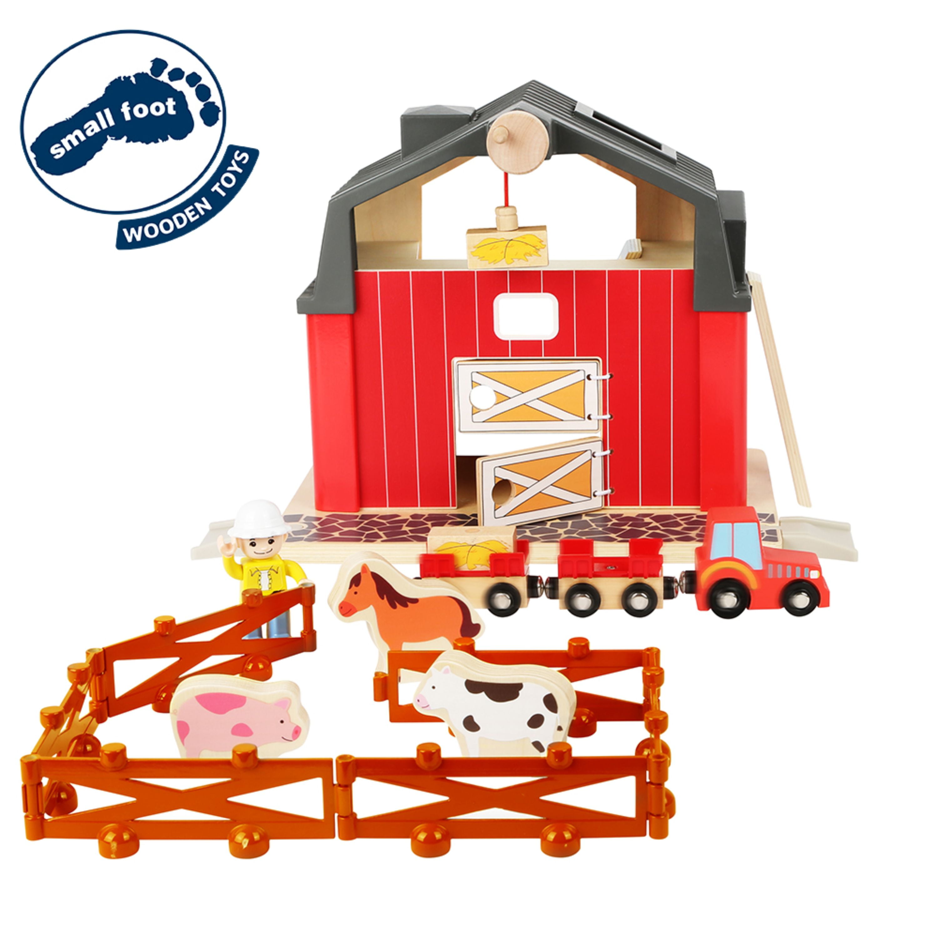 Small Foot Wooden Toys Farm Playset