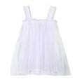 thumbnail image 5 of WIBACKER Baby Girls Tulle Tutu Princess Dress+Flower Headband-Toddler Kids Wedding Birthday Casual Dresses, 5 of 6