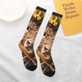 thumbnail image 5 of Salouo Cute Cow Sunflower Crown A Print Women's Men's Ankle Socks 1-pack Casual Athletic Socks for Unisex Adult Moisture-Wicking Socks for Daily Wear/Running/Sport, 5 of 8