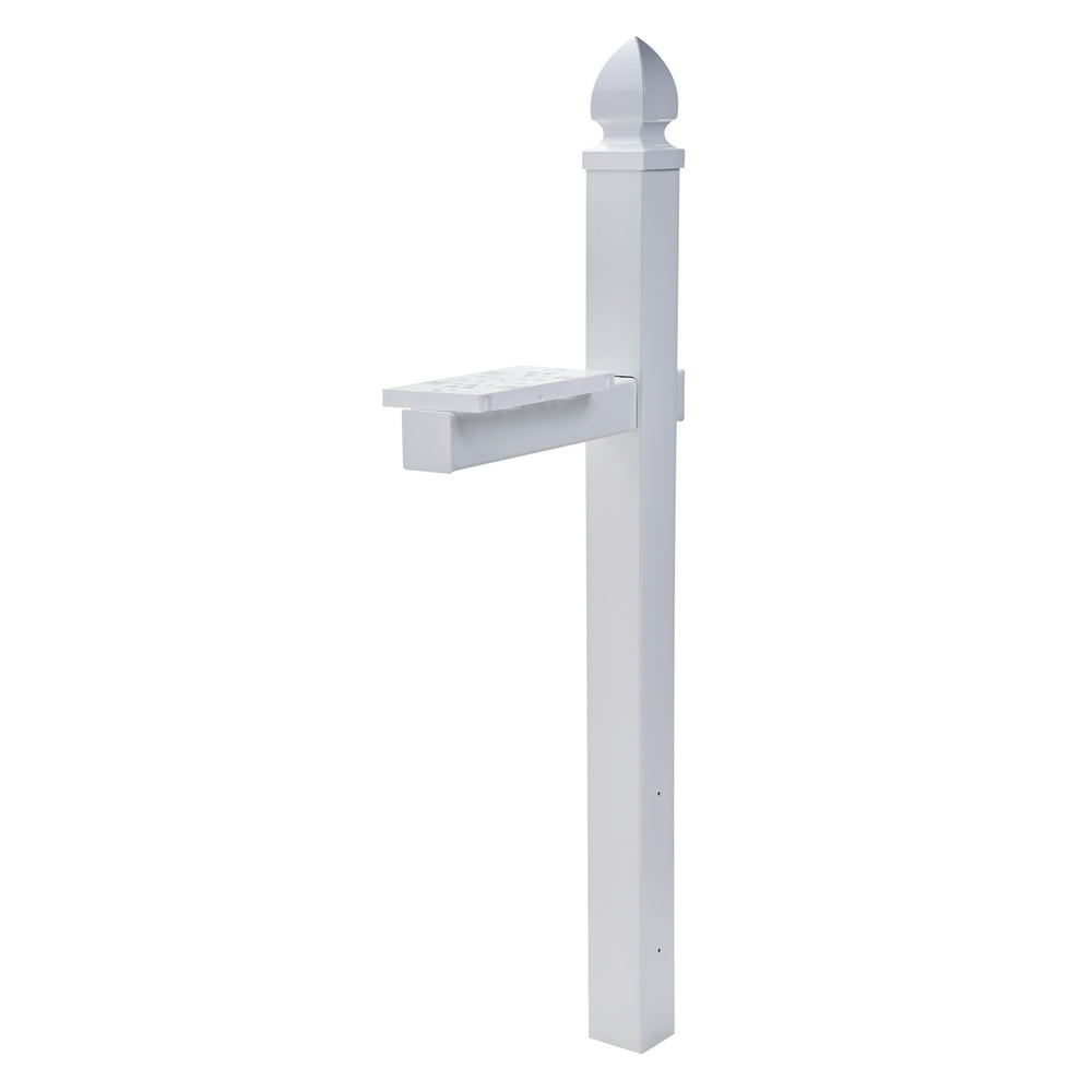Gibraltar Mailboxes Whitley Plastic, Crossarm, Convertible Mailbox Post