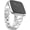 Silver, variant on Stainless Steel Bands Compatible with Fitbit Versa 2/Versa Lite/Versa for Women, Luxurious Bling Bracelet with Rhinestone Metal Wristbands