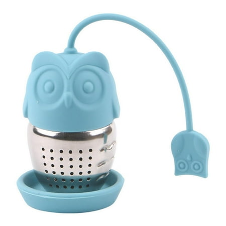 

Silicone Tea Infuser Reusable Tea Strainer Sweet Leaf with Drop Tray Novelty Tea Ball Herbal Spice Filter Tea Tool