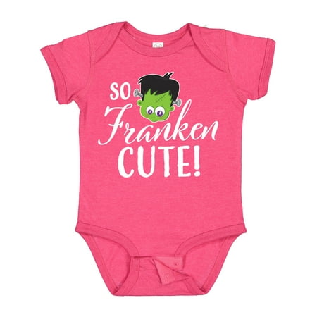 

Inktastic Halloween So Franken Cute Gift Baby Boy or Baby Girl Bodysuit