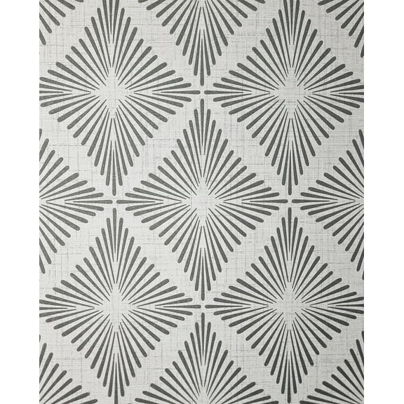 Fine Decor Denver Dark Grey Starburst Wallpaper