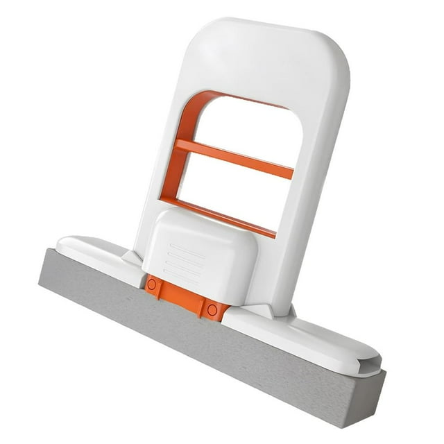 Chuip Mini Foldable Desktop Mop with Self-Squeeze Handle for Kitchen Countertops and Small Spaces