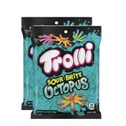 Trolli Sour Brite Octopus Gummy Worms, 4.25 Ounce, (2 Pack)