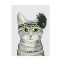 Trademark Fine Art 'Downton Cat III' Canvas Art by Grace Popp