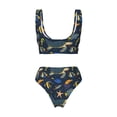 thumbnail image 5 of Daiia Undersea Animals Women's Bikini Set Two Piece Swimsuit High Waisted Bikini Adjustable Straps Bikini Perfect for Beach, Pool, and Summer Vacation-, 5 of 9