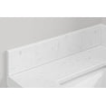 thumbnail image 3 of ARIEL 22"x4" Pure White Quartz Vanity Top Side Splash, 3 of 5