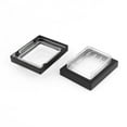 thumbnail image 1 of Unique Bargains 2 Pcs Noir Transparent Rectangle Plastique Interrupteur Étanche Couvre les Gardes, 1 of 1