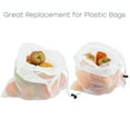 thumbnail image 5 of Kitchen Details Sanitized 3 Pack Reusable Cotton Mesh Produce Bags, 5 of 12