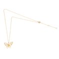 thumbnail image 5 of 14K Gold and Diamond Butterfly Pendant Necklace, 5 of 6