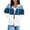 Light Blue, variant on QHFBli Womens Hoodie 2025 Striped Color Block Zip Up Hoodies with Pockets Hooded Sweatshirt Hoodie Women Jacket