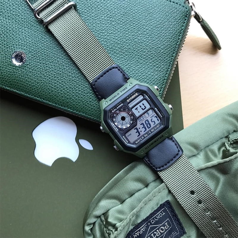 Nylon strap watches military hot sale