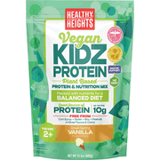 Healthy Heights KidzProtein, Shake Mix Powder, Vanilla, 10g Protein, 1.33lb