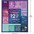 thumbnail image 6 of 12 Year Old Girl Gifts, Birthday Gifts for 12 Year Old Girls 50x60 Inch Blanket, 6 of 6