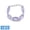 Purple, variant on Adjustable Neck Cooling Ring Portable Reusable Cold Release Neck Wrap For Sports Outdoor Workout Travel Summer Heat Relief Multi-Snap Strap