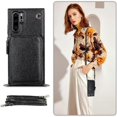 thumbnail image 2 of Funda tipo cartera para Huawei P30 Pro con tarjetero y correa para el hombro para mujer p202411261300, 2 of 5