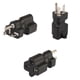thumbnail image 2 of Nema 6-20P macho a Nema 6-15/20r hembra YONGSHENG Adaptador hervidor Enchufe conectores de 3 pines, 2 of 5